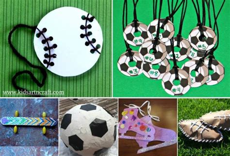 Sports Themed Crafts For Kids Kids Art And Craft