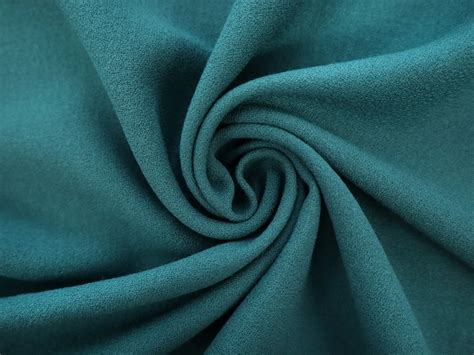 Italian Wool Crepe In Dusty Teal Bandj Fabrics