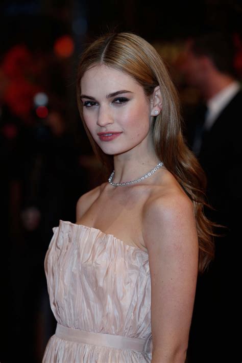 Lily James At The Cinderella Premiere At The Th Berlin International Film Festival Lily
