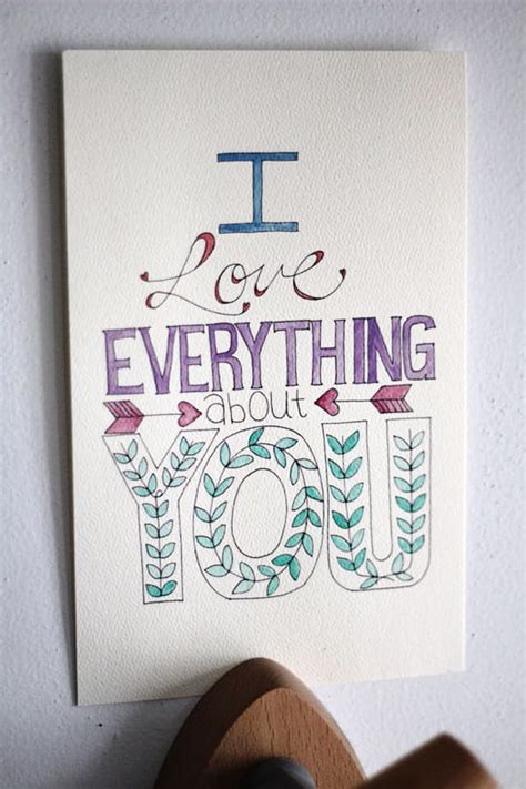I Love Everything About You Print Tried And True