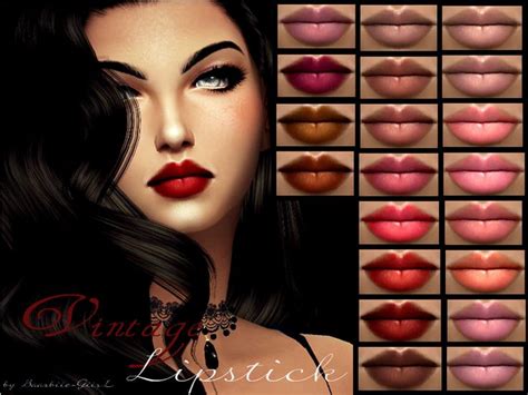 Beautiful Intense Lipstick For Your Female Sims Found In Tsr Category