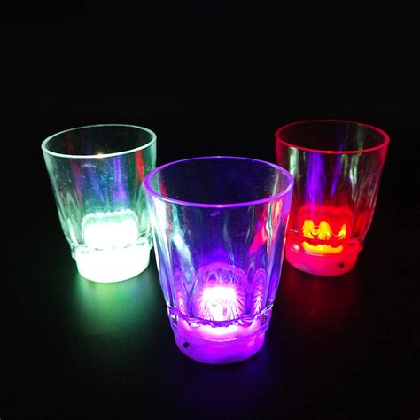 Flash Light Up Cups Flashing Shots Light 24 Led Bar Night Club Party