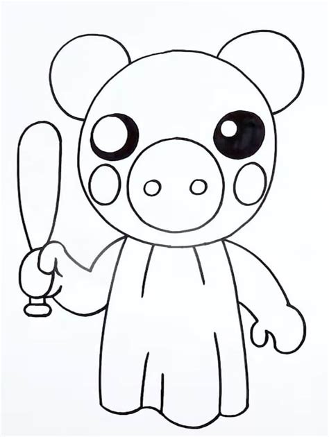 Piggy Roblox 2 Coloring Page Free Printable Coloring Pages For Kids