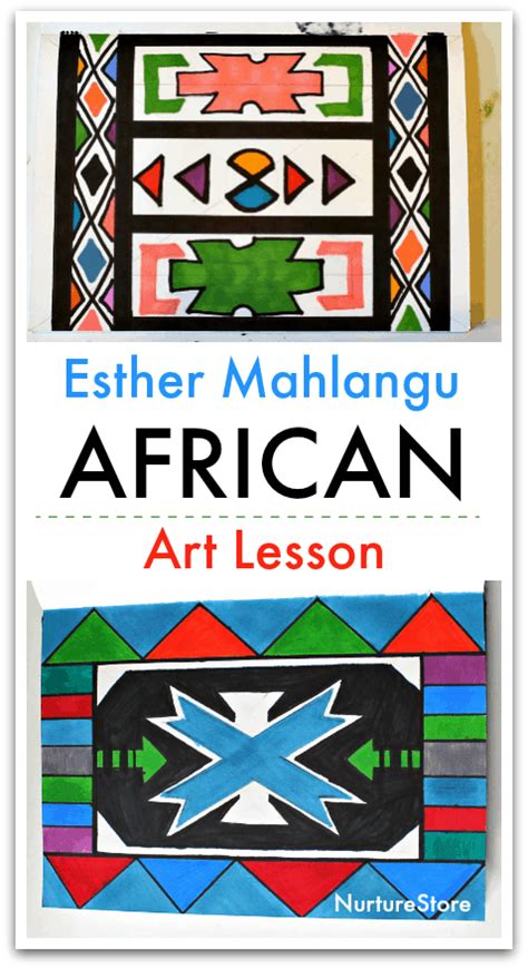 Esther Mahlangu African Art Lesson For Children Nurturestore