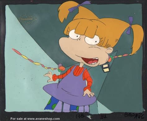 Rugrats Angelica Animation Cel Painted Background Nickelodeon Coa Vintage 90s Click Image To