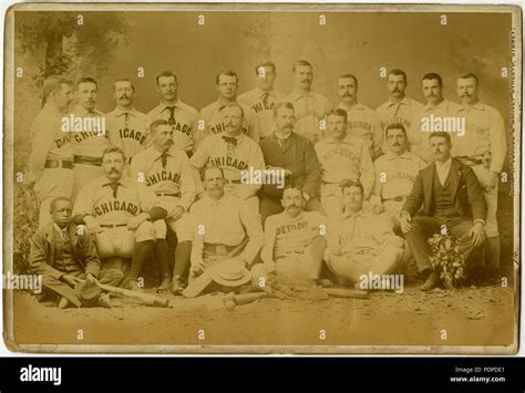 3 1888 Spalding Baseball World Tour Chicago White Sox Stock Photo Alamy