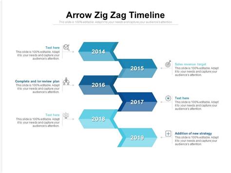 Arrow Zig Zag Timeline Powerpoint Templates Download Ppt Background