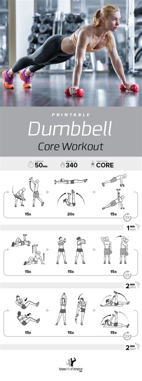 Pin By Connie Rogers On Newme Fitness Workouts Core Workout Dumbbell