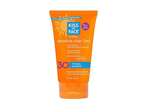 Kiss My Face Sensitive Side 3 In 1 Sunscreen Lotion Spf 30 4 Fl Oz