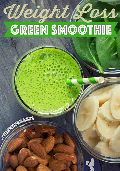 Weight Loss Green Smoothie Recipe Blender Babes