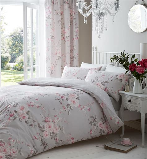 Floral Quilt Duvet Cover And Pillowcase Bedding Bed Sets Flowers Modern