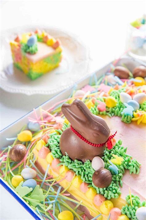 Pastel Easter Cake This Gorgeous Easter Sheet Cake Is A Cinch To
