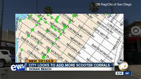 City Looks To Expand Scooter Corrals To Ocean Beach