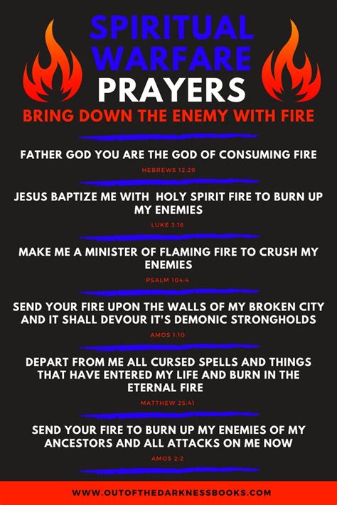 Powerful Prayers Of Fire In 2020 Inspirational Prayers Spiritual Warfare Prayers Prayer