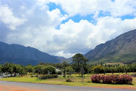 Franschhoek Is A Cozy Little Town In South Africa S Wine District Stock