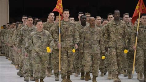 Over 250 Soldiers Return To Fort Campbell After 9 Month Deployment
