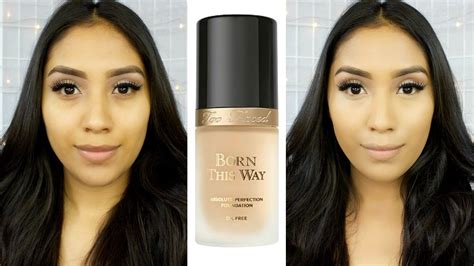 Born this way is the newest addition to the too faced foundations. New Too Faced BORN THIS WAY FOUNDATION | Review & Demo ...