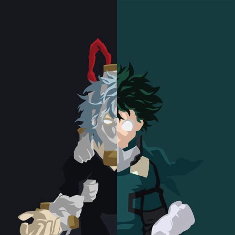 512x512 Tomura Shigaraki X Izuku Midoriya My Hero Academia 512x512