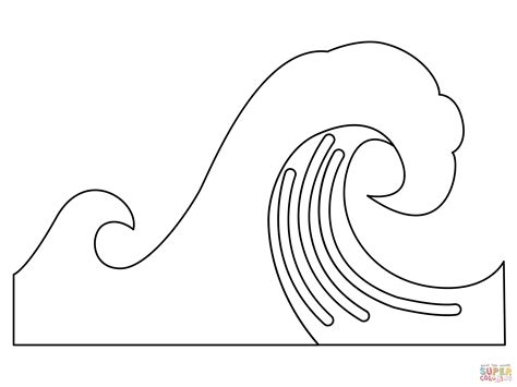 Desenho De Onda Do Mar Para Colorir Desenhos Para Colorir E Imprimir