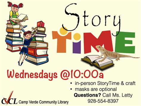 Story Time Wdewey Yavapai Library Network