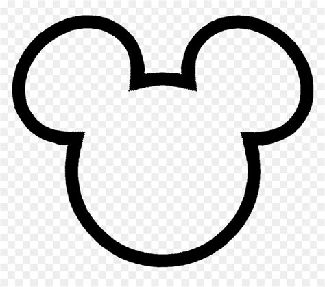 Mickey Mouse Head Outline Png Download Mickey Mouse Head Outline