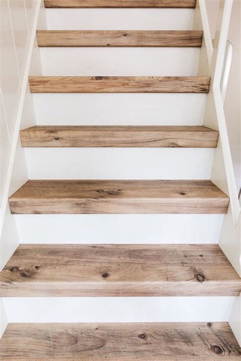 Be the first to review this product. paint stairs white add wood tread to each step to upstairs and basement. in 2020 | Stair ...