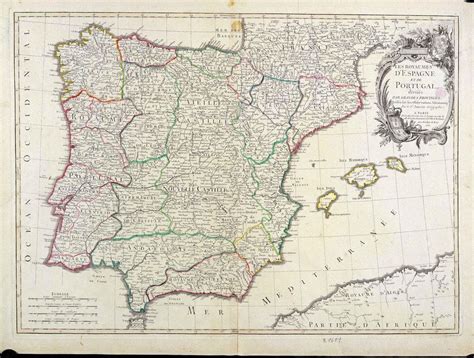 Mapa Antiguo De España