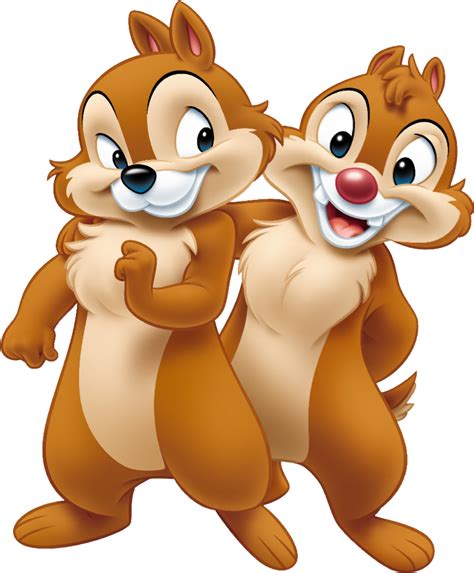 Chip And Dale Are A Pair Of Cunning And Mischievous Anthropomorphic