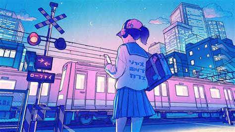 Japanese Anime Aesthetic Desktop Wallpapers Top Free Japanese Anime