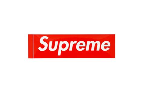 Supreme Box Logo Sticker Kickstw