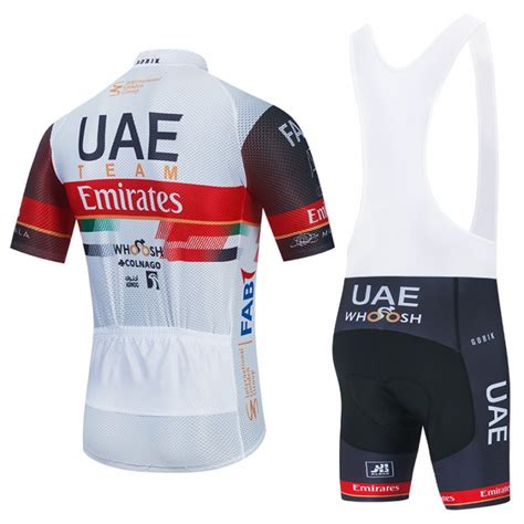 Ensemble Cuissard Vélo Et Maillot Cyclisme équipe Pro Uae Emirates 2021