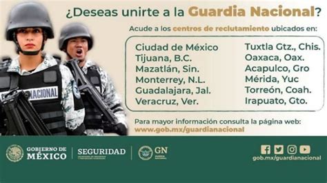 Requisitos Para La Guardia Nacional México 2019 Unión Jalisco