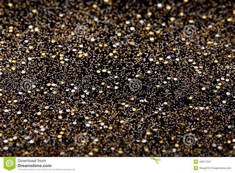Christmas New Year Black And Gold Glitter Background Holiday Abstract