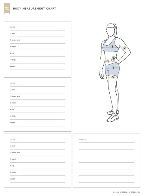 Body Measurements For Weight Loss Chart ~ Excel Templates