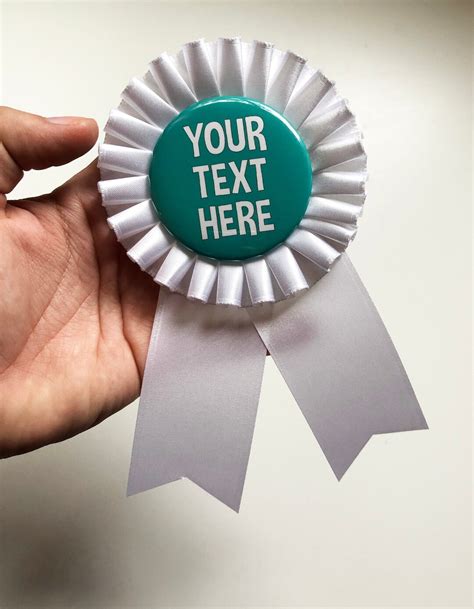 Custom Personalized Award Ribbon For Any Event Any Design You Need