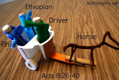 Michelle Paige Blogs Sunday School Craft Philip And The Ethiopian