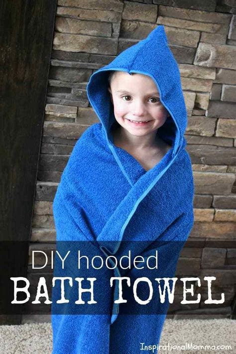 Diy Hooded Bath Towel Hooded Towel Diy Hooded Towel Tutorial Hooded