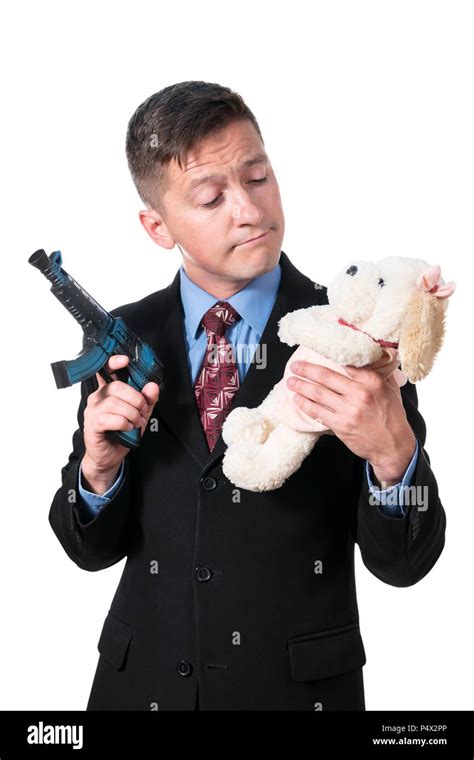 Young Handsome Man Holding Hand Gun Hi Res Stock Photography And Images