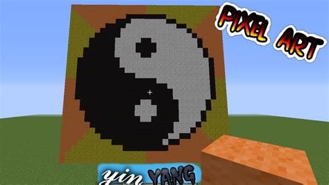 Yin Yang Pixel Art Minecraft Youtube