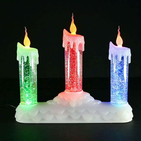 Buy Colour Changer Candle Light With Glitter 3 Piece Online At