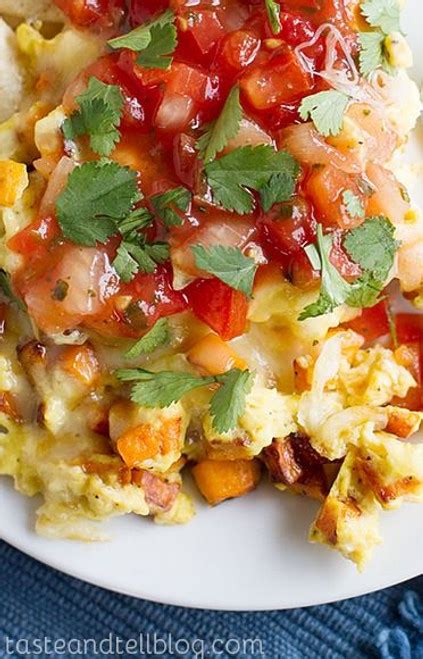 Spanish Egg And Sweet Potato Breakfast Scramble Free Recipe Below