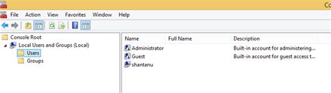 How To List Local Users Mmc In Windows 8 81