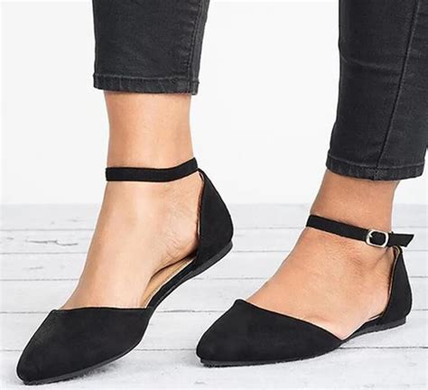 2019 Spring Women Flat Shoes Pointed Toe Shallow Mouth Casual Women