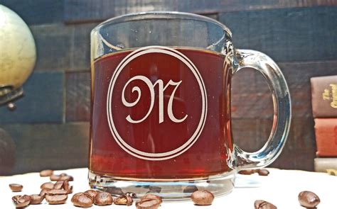 Coffee Mug Personalized Custom Engraved Coffee Mug Glass Etsy