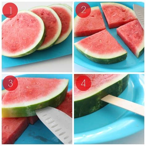 Watermelon On A Stick Healthy Snack Somewhat Simple