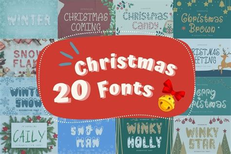 Christmas Font Bundle Bundle · Creative Fabrica