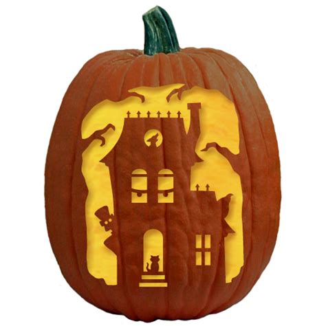 20 House Pumpkin Carving Ideas