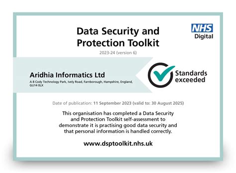 Nhs Data Security And Protection Toolkit Trusted Data Sharing Network Digital Research