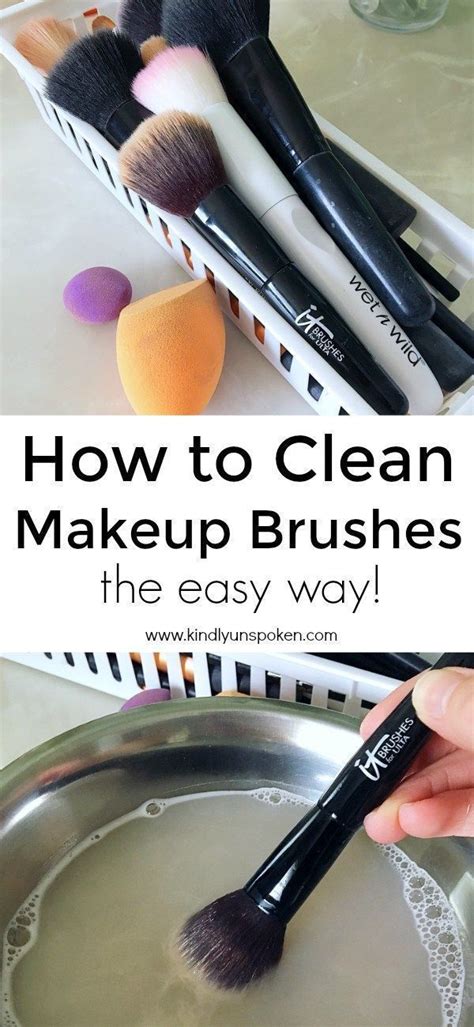 How To Clean Makeup Brushes At Home Kindly Unspoken Makeup Brush