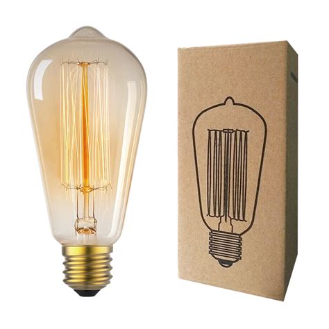 Vintage Edison Light Bulb 60w 136 Pack E26 Base Antique Lamp Home